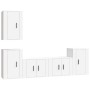 Set de muebles para TV 5 piezas madera contrachapada blanco de vidaXL, Muebles TV - Ref: Foro24-3188566, Precio: 180,16 €, De...