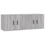Muebles para TV de pared 2 uds gris Sonoma 57x34,5x40 cm de vidaXL, Muebles TV - Ref: Foro24-3188340, Precio: 87,91 €, Descue...