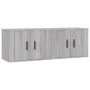 Muebles para TV de pared 2 uds gris Sonoma 57x34,5x40 cm de vidaXL, Muebles TV - Ref: Foro24-3188340, Precio: 86,68 €, Descue...