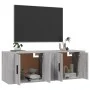 Muebles para TV de pared 2 uds gris Sonoma 57x34,5x40 cm de vidaXL, Muebles TV - Ref: Foro24-3188340, Precio: 86,68 €, Descue...