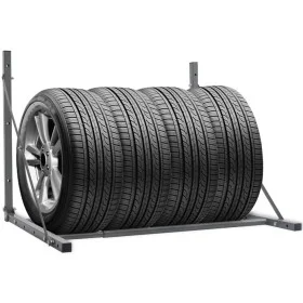 Silver steel tire support by vidaXL, Vehicle storage and loading - Ref: Foro24-210353, Price: 59,50 €, Discount: %