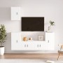 Set de muebles para TV 5 piezas madera contrachapada blanco de vidaXL, Muebles TV - Ref: Foro24-3188574, Precio: 206,26 €, De...