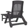 Folding lounger with PP wheels anthracite gray by vidaXL, Loungers - Ref: Foro24-364698, Price: 171,25 €, Discount: %