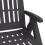 Folding lounger with PP wheels anthracite gray by vidaXL, Loungers - Ref: Foro24-364698, Price: 171,25 €, Discount: %
