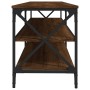 Mueble de TV madera contrachapada marrón roble 160x40x50 cm de vidaXL, Muebles TV - Ref: Foro24-826733, Precio: 80,53 €, Desc...