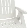 Tumbona plegable con ruedas PP blanco de vidaXL, Tumbonas - Ref: Foro24-364696, Precio: 134,13 €, Descuento: %