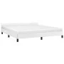 Estructura de cama cabecero cuero sintético blanco 180x200 cm de vidaXL, Camas y somieres - Ref: Foro24-347514, Precio: 133,5...
