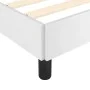 Estructura de cama cabecero cuero sintético blanco 180x200 cm de vidaXL, Camas y somieres - Ref: Foro24-347514, Precio: 133,5...