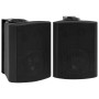 Altavoces estéreo de pared 2 uds negro interior exterior 100 W de vidaXL, Altavoces - Ref: Foro24-70159, Precio: 88,00 €, Des...