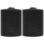 Altavoces estéreo de pared 2 uds negro interior exterior 100 W de vidaXL, Altavoces - Ref: Foro24-70159, Precio: 88,00 €, Des...
