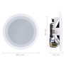 Altavoces empotrables de pared y techo 2 unidades 80 W de vidaXL, Altavoces - Ref: Foro24-70164, Precio: 31,68 €, Descuento: %