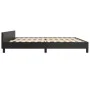 Estructura de cama con cabecero cuero sintético negro 200x200cm de vidaXL, Camas y somieres - Ref: Foro24-347519, Precio: 132...