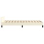 Estructura de cama con cabecero cuero sintético crema 80x200 cm de vidaXL, Camas y somieres - Ref: Foro24-347467, Precio: 88,...