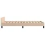 Cappuccino synthetic leather headboard bed frame 90x200 cm by vidaXL, Beds and slatted bases - Ref: Foro24-347482, Price: 94,...