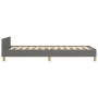 Estructura de cama con cabecero de tela gris oscuro 80x200 cm de vidaXL, Camas y somieres - Ref: Foro24-347368, Precio: 101,3...
