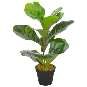 Planta artificial ficus con macetero 45 cm verde de vidaXL, Flora artificial - Ref: Foro24-280171, Precio: 22,17 €, Descuento: %