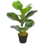 Planta artificial ficus con macetero 45 cm verde de vidaXL, Flora artificial - Ref: Foro24-280171, Precio: 22,17 €, Descuento: %