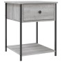 Mesita de noche 2 uds madera ingeniería gris Sonoma 44x45x58 cm de vidaXL, Mesitas de noche - Ref: Foro24-825850, Precio: 75,...