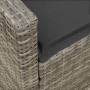 Set de sofás de jardín 4 pzas y cojines ratán sintético gris en Conjuntos de jardín | Comprar online en Foru.es
