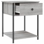 Mesita de noche 2 uds madera ingeniería gris Sonoma 44x45x58 cm de vidaXL, Mesitas de noche - Ref: Foro24-825850, Precio: 75,...