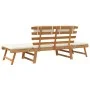Banco de jardín con cojines 2 en 1 madera maciza acacia 190 cm de vidaXL, Bancos de jardín - Ref: Foro24-316832, Precio: 188,...