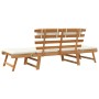 Banco de jardín con cojines 2 en 1 madera maciza acacia 190 cm de vidaXL, Bancos de jardín - Ref: Foro24-316832, Precio: 190,...