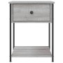 Mesita de noche 2 uds madera ingeniería gris Sonoma 44x45x58 cm de vidaXL, Mesitas de noche - Ref: Foro24-825850, Precio: 75,...