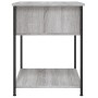 Mesita de noche 2 uds madera ingeniería gris Sonoma 44x45x58 cm de vidaXL, Mesitas de noche - Ref: Foro24-825850, Precio: 75,...