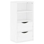 Muebles de TV 5 uds. con almacenaje "ODDA" blanco madera pino en Muebles TV | Comprar online en Foru.es