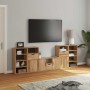 Muebles de TV 5 uds. con almacenaje "ODDA" madera maciza pino en Muebles TV | Comprar online en Foru.es