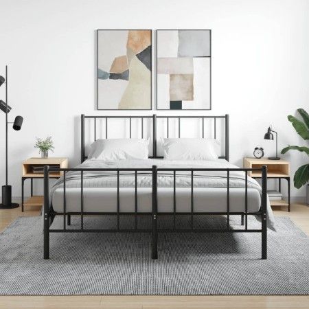 Mesitas noche 2 uds madera ingeniería roble Sonoma 40x41x50 cm de vidaXL, Mesitas de noche - Ref: Foro24-825876, Precio: 53,5...