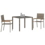 Conjunto de Comedor de Jardín 3 pcs Gris ratán sintético en Sillas de jardín | Comprar online en Foru.es