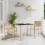 Conjunto de Comedor de Jardín 3 pcs Beige ratán sintético en Sillas de jardín | Comprar online en Foru.es