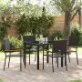 Conjunto de Comedor de Jardín 5 pcs Negro ratán sintético en Sillas de jardín | Comprar online en Foru.es