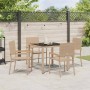 Conjunto de Comedor de Jardín 5 pcs Beige ratán sintético en Sillas de jardín | Comprar online en Foru.es