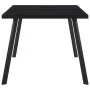 Black tempered glass dining table 160x80x75 cm by vidaXL, Kitchen and dining tables - Ref: Foro24-281874, Price: 139,61 €, Di...