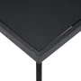 Black tempered glass dining table 160x80x75 cm by vidaXL, Kitchen and dining tables - Ref: Foro24-281874, Price: 139,61 €, Di...