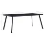 Black tempered glass dining table 160x80x75 cm by vidaXL, Kitchen and dining tables - Ref: Foro24-281874, Price: 139,61 €, Di...
