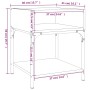Mesitas noche 2 uds madera ingeniería roble Sonoma 40x41x50 cm de vidaXL, Mesitas de noche - Ref: Foro24-825876, Precio: 53,5...
