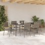 Conjunto de Comedor de Jardín 7 pcs Gris ratán sintético en Sillas de jardín | Comprar online en Foru.es