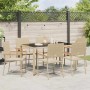 Conjunto de Comedor de Jardín 7 pcs Beige ratán sintético en Sillas de jardín | Comprar online en Foru.es