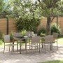 Conjunto de Comedor de Jardín 7 pcs Gris ratán sintético en Sillas de jardín | Comprar online en Foru.es