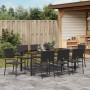Conjunto de Comedor de Jardín 9 pcs Negro ratán sintético en Sillas de jardín | Comprar online en Foru.es