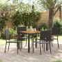 Conjunto de Comedor de Jardín 5 pcs Negro ratán sintético en Sillas de jardín | Comprar online en Foru.es