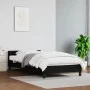 Bed frame with headboard black synthetic leather 100x200cm by vidaXL, Beds and slatted bases - Ref: Foro24-347483, Price: 94,...