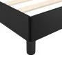 Bed frame with headboard black synthetic leather 100x200cm by vidaXL, Beds and slatted bases - Ref: Foro24-347483, Price: 94,...