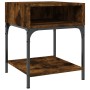 Mesitas noche 2 uds madera ingeniería roble ahumado 40x41x50 cm de vidaXL, Mesitas de noche - Ref: Foro24-825878, Precio: 53,...