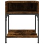 Mesitas noche 2 uds madera ingeniería roble ahumado 40x41x50 cm de vidaXL, Mesitas de noche - Ref: Foro24-825878, Precio: 53,...