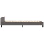 Estructura de cama con cabecero cuero sintético gris 100x200 cm de vidaXL, Camas y somieres - Ref: Foro24-347487, Precio: 92,...
