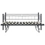 Estructura de cama de acero negra 180x200/90x200 cm de vidaXL, Camas y somieres - Ref: Foro24-285307, Precio: 205,85 €, Descu...